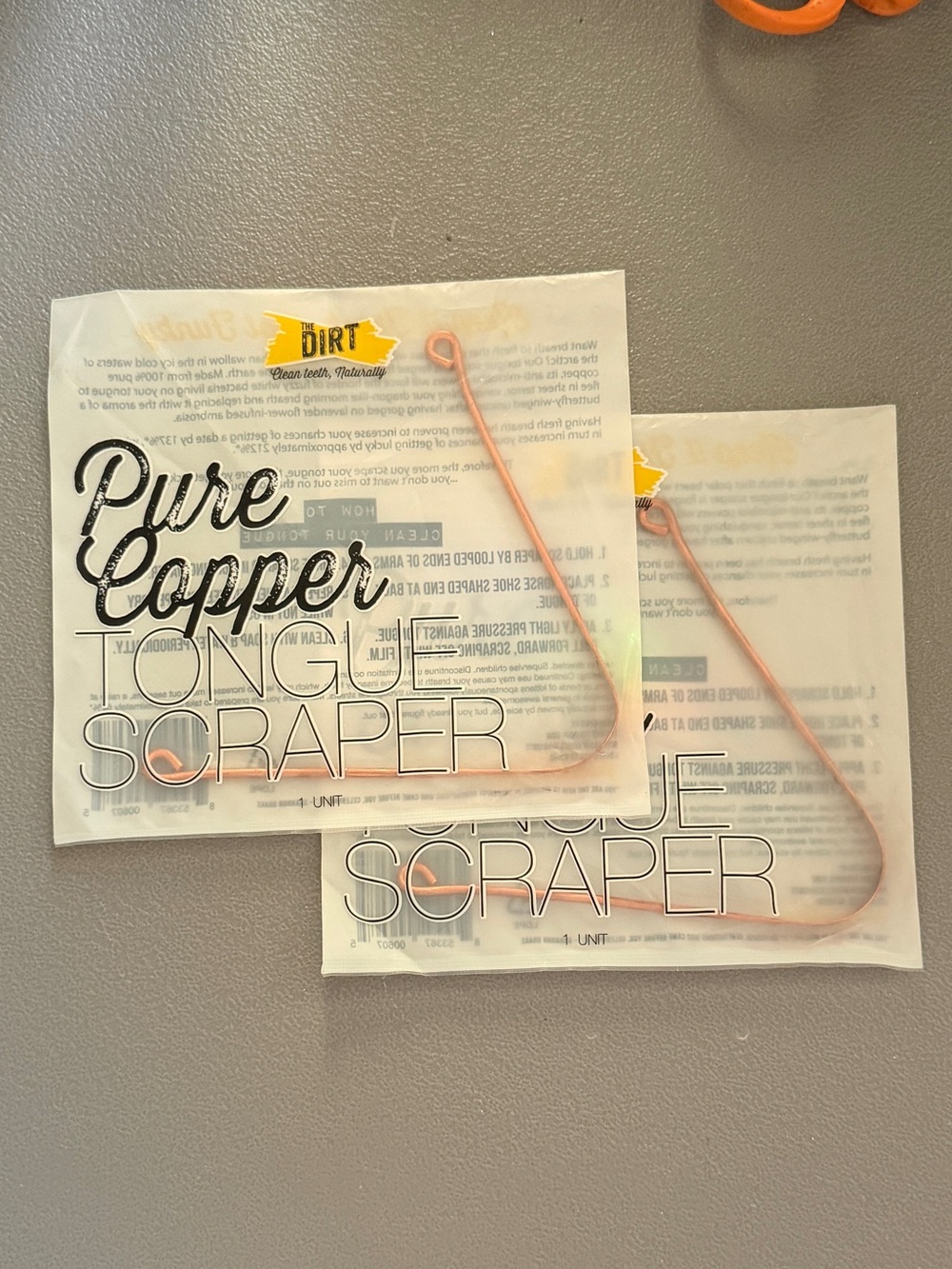 NEW The Dirt Copper Tongue Scrapers